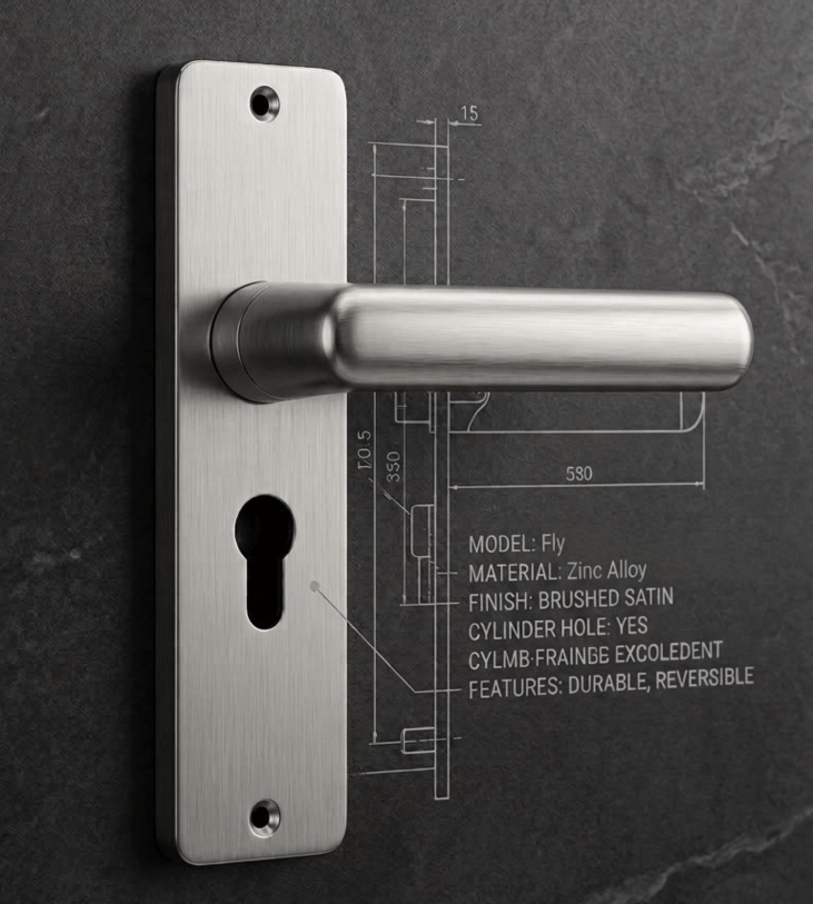 Heavy duty handle lock
